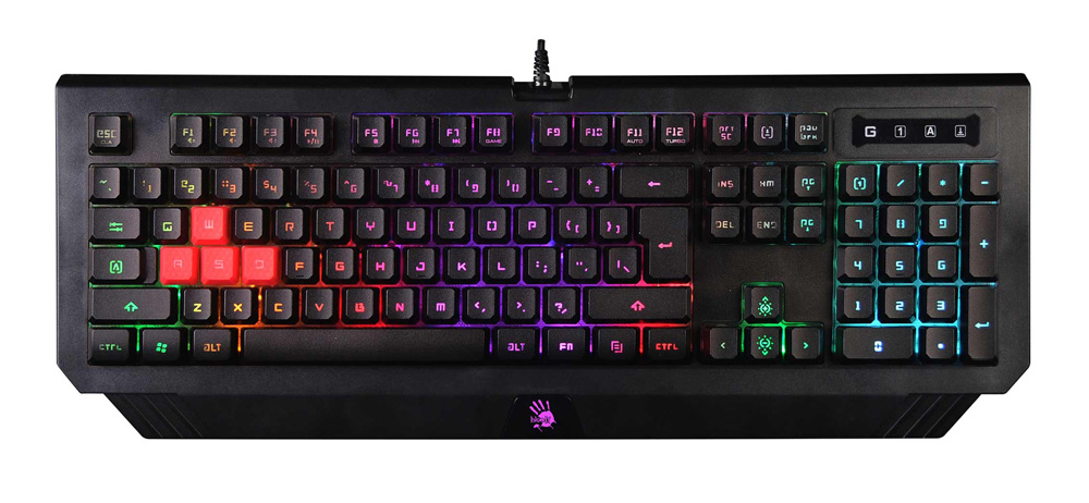 BLOODY ενσύρματο gaming πληκτρολόγιο BLD-B120N, RGB Backlit, μαύρο