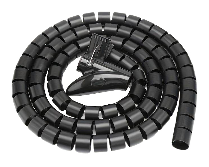 Δεματικό καλωδίων AG873, πλαστικό, Φ20mm, 2m, μαύρο