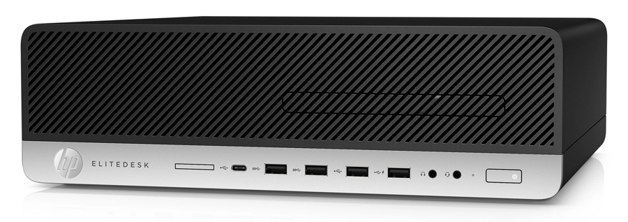 HP PC EliteDesk 800 G3 SFF, i5-7500, 8GB, 256GB SSD, DVD, REF SQR